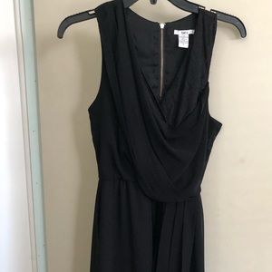 Bar III Black Dress with Lace Design